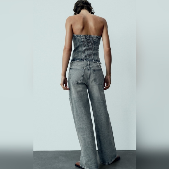 New Zara TRF Strapless Jumpsuit - 8197/284 - Picture 8 of 10